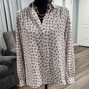 Elegant Floral Print Blouse